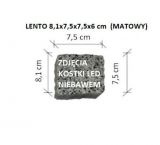 LENTO LED RGB 8,1x7,5x7,5x6 cm - Świecaca kostka brukowa RGB